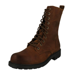 Ladies Clarks Lace Up Detailed Combat Style Boots Orinoco2 Style