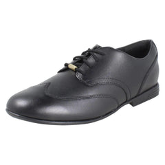 Girls Clarks Wingtip Lace Up School Shoes Finja Wing