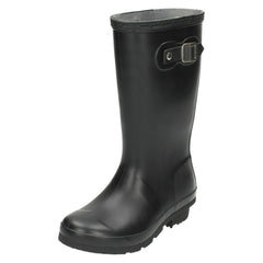 Childrens Spot On Buckle Detail Wellington Boots