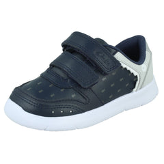Boys Clarks Shark Detail Trainers Ath Scale