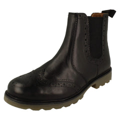 Mens Catesby Casual Brogue Dealer Boots CX02A