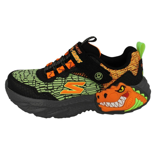 Boys Skechers Light Up Trainers Dino-Lights 400615