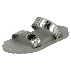 Ladies Spot On Slip On Mules