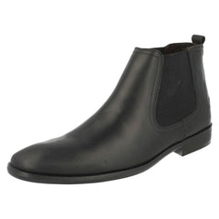 Mens Base London Pull On Chelsea Boots Saffron