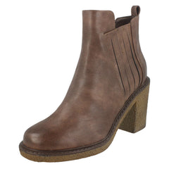 Ladies Down To Earth Ankle Boots F50958
