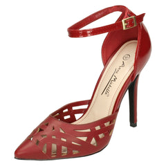 Ladies Anne Michelle Ankle Strap Court Shoes