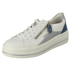 Ladies Remonte Zip Detail Trainers D1C01