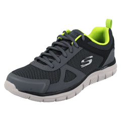 Mens Skechers Memory Foam Lace Up Trainers Bucolo 52630
