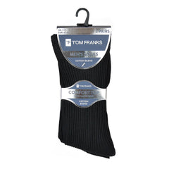 Mens Tom Franks Comfort Top Non Elasticated Rib Socks SK613
