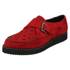 Ladies Spot On Flat Shoes