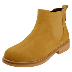 Ladies Hush Puppies Suede Casual Ankle Boots Maddy