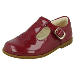 Girls Clarks Patent Leather Formal Shoes - Drew Play