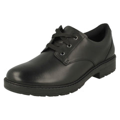Girls Clarks Lace Up School Shoes Dempster Lace Y