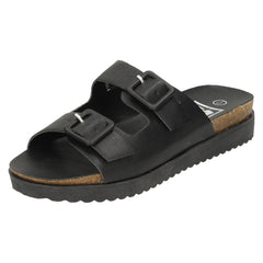 Ladies Down To Earth Flat Casual Sandals F10424