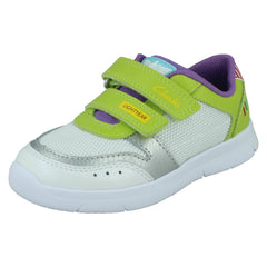 Childrens Clarks Hook & Loop Casual Trainers Ath Howdy