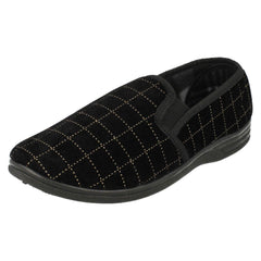 Mens Spot On Slip On Casual Slipper Shoes