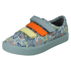 Boys Clarks Canvas City Lane