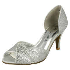 Ladies Anne Michelle Slip On Heeled Shoes