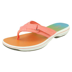Ladies Clarks Toe Post Sandals Brinkley Sea