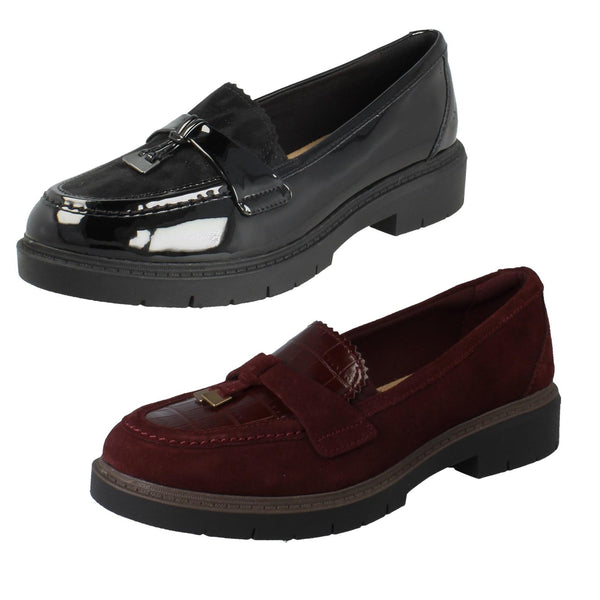 Ladies Clarks Loafer Shoes Westlynn Bella