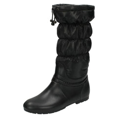 Ladies Spot On Slouch Leg Wellington Boots