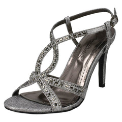 Ladies Anne Michelle Jewelled Strappy Sandals