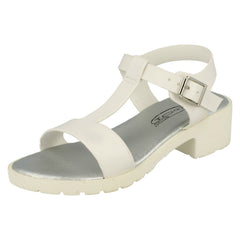 Girls Spot On T-Bar Summer Sandals