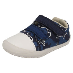 Boys Clarks Canvas Doodles Little Chap
