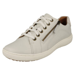 Ladies Clarks Casual Lace Up Trainers - Nalle Lace