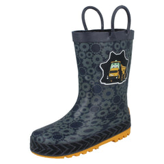 Boys JCB Wellington Boots Wade JNR