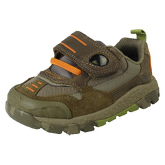 Boys Clarks Dino Design Trainers Steggy2 See K