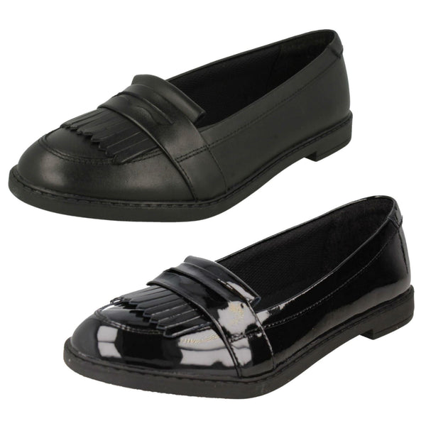 Girls Clarks School Shoes Scala Bright