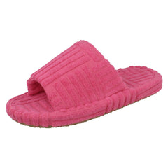 Ladies Spot On Towelling Slippers X2127