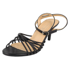 Ladies Spot On Strappy Evening Sandals F12115