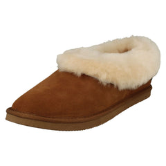 Ladies Padders Fur Trim Slippers Cuddle