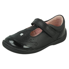 Girls Start-Rite Star Detail School Shoes Dazzle