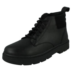 Boys Clarks Lace Up Ankle Boots Lorcam Trail