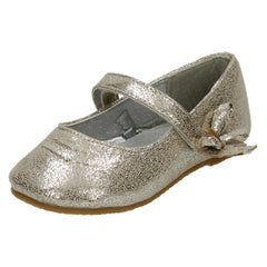 Girls Cutie Flat Shoes with Bow Detail