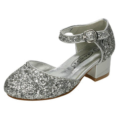 Girls Spot On Mid Heel Shoe
