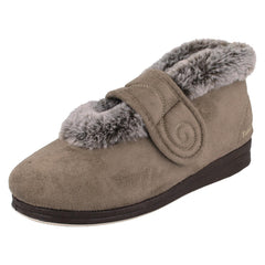 Ladies Padders Cross Strap Slippers - Hush