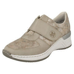 Ladies Rieker Wedge Heeled Trainers N4354
