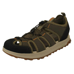 Mens Clarks Closed-Toe Mimic Grip Sole Sandals ATL Trek Wave