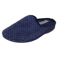 Ladies Rosebank Textured Mule Slippers Melanie