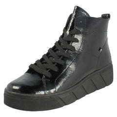 Ladies Rieker Revolution Lace and Zip Ankle Boots W0561