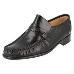 Mens Grenson Leather Moccasin Shoes - Clapham