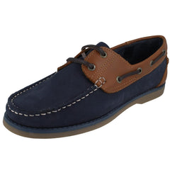 Mens Hush Puppies Casual Lace Up Deck Shoes Wilson Boat Shoe