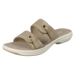 Ladies Clarks Dual Strap Sandals Brinkley Maye