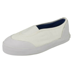 Unisex Spot On Slip On Canvas Shoes