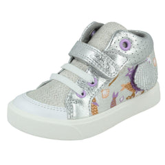 Childrens Clarks Casual Hi-Top Trainers City Pop