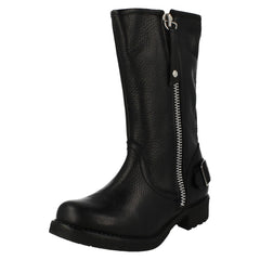 Ladies Harley Davidson Mid Calf Biker Boots Baisley